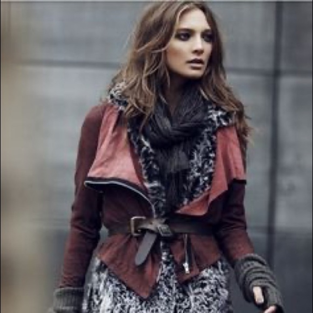 Muubaa Alexis soft suede jacket